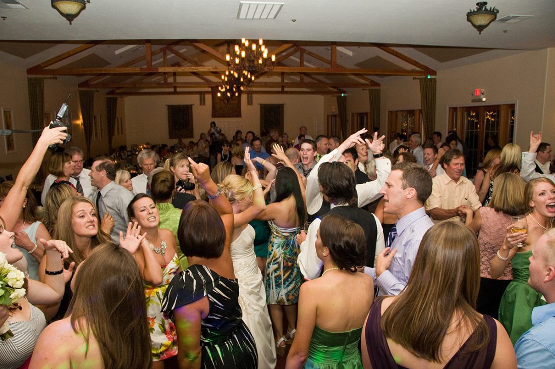 Wedding DJ Crowded Dance Floor