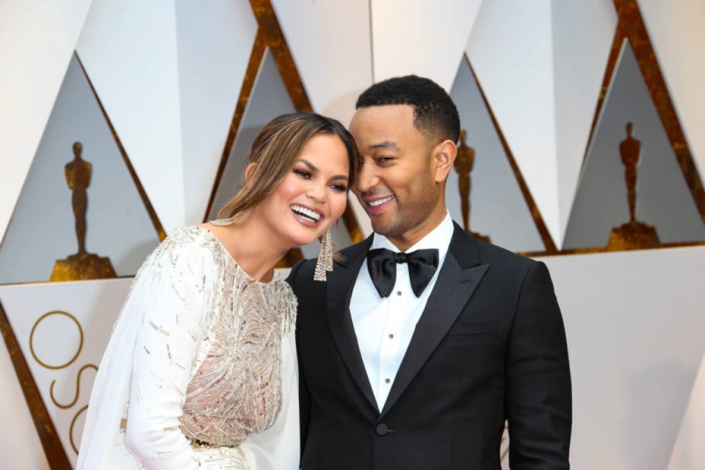 Songs about lovers: John Legend and his wife Chrissy Teigen